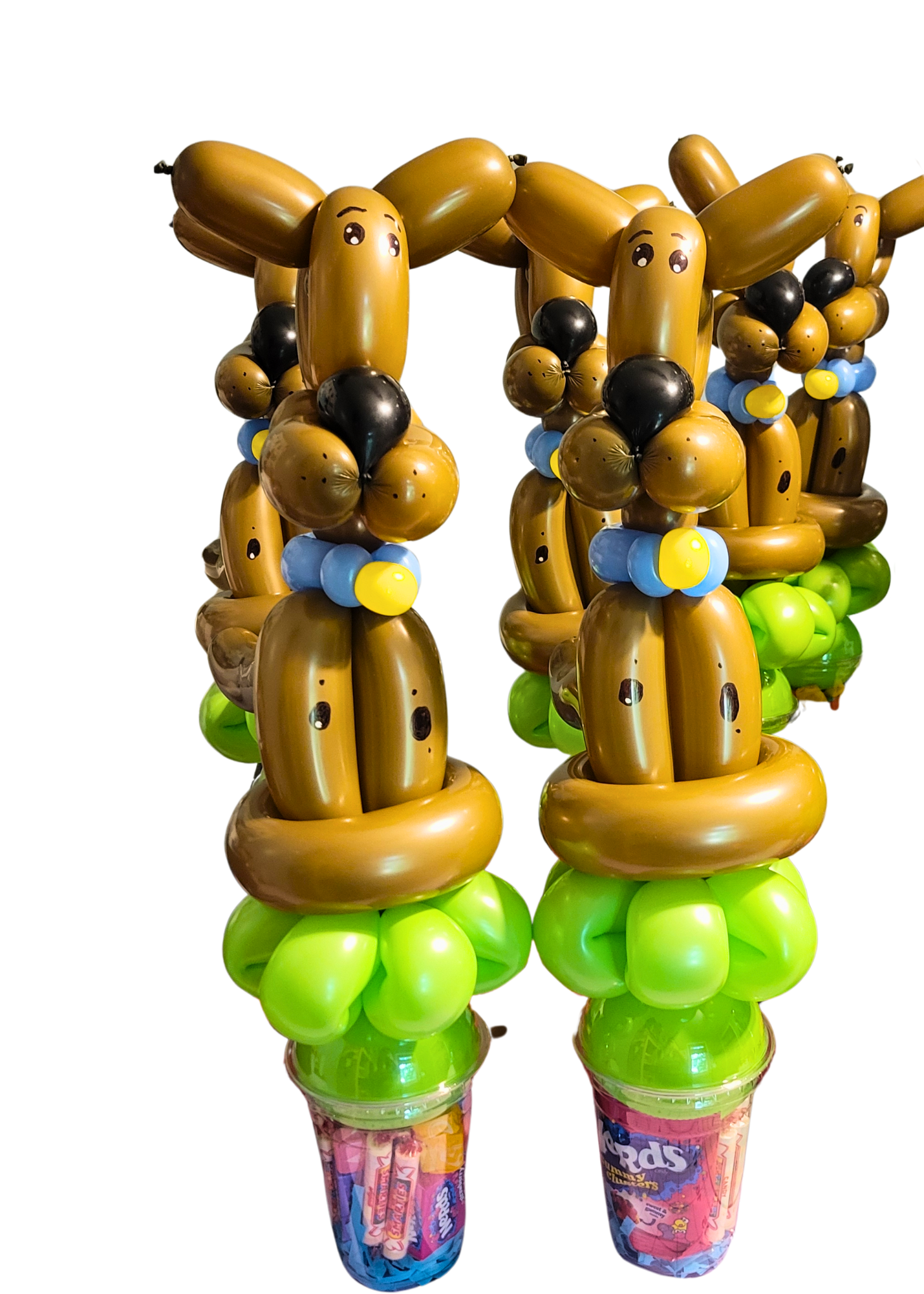 1 Balloon Party Pals Cute Dog Balloon Candy Cups